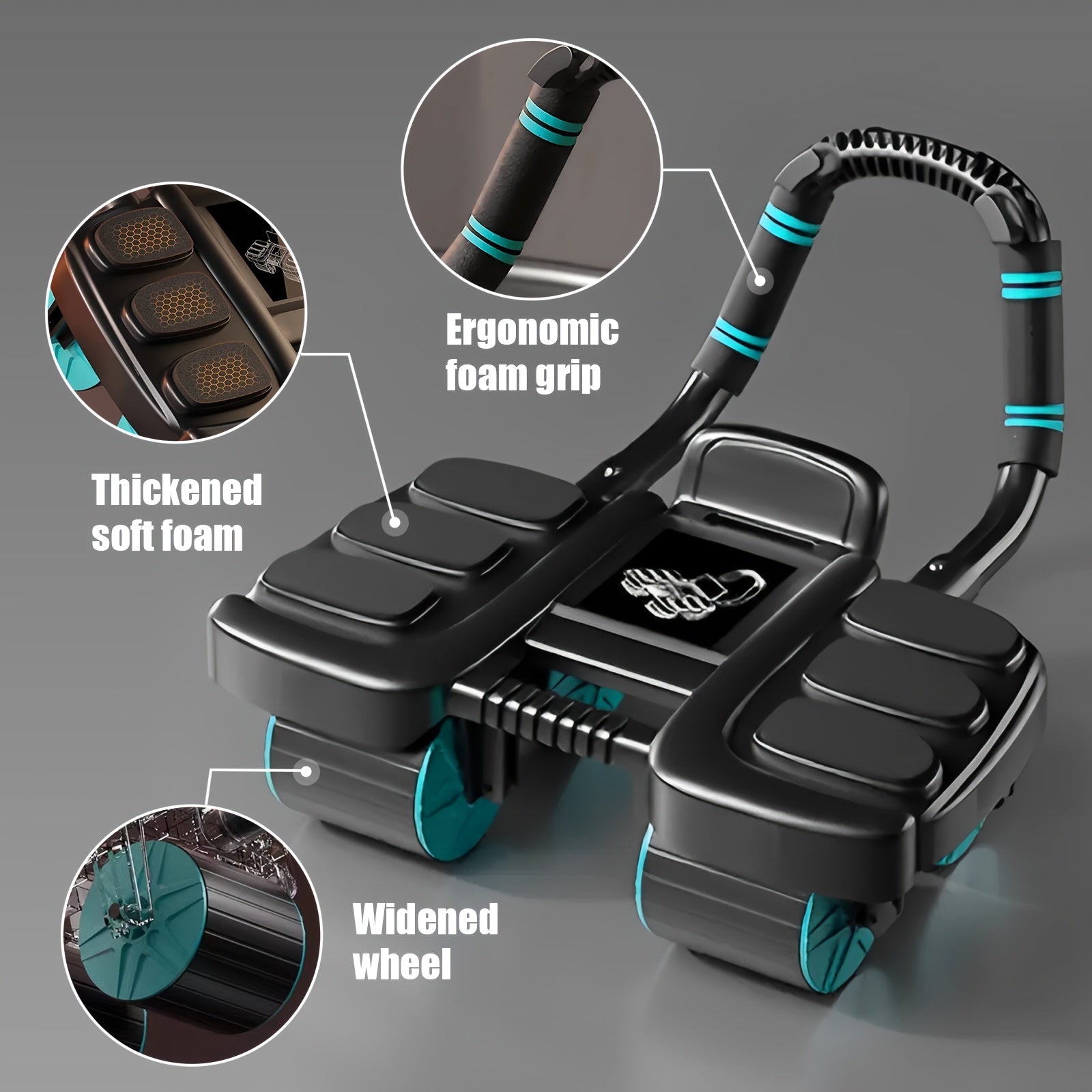 Ab Machine With 6 Elbow Pads - Wize - Z