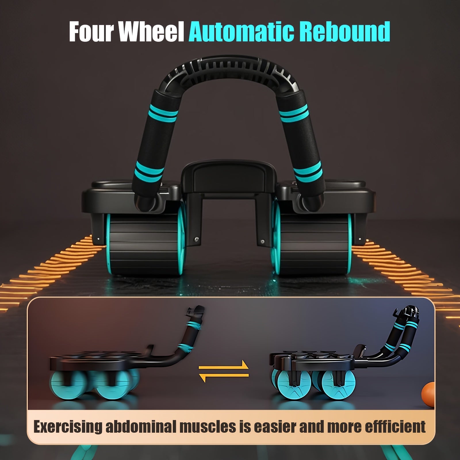 Ab Machine With 6 Elbow Pads - Wize - Z