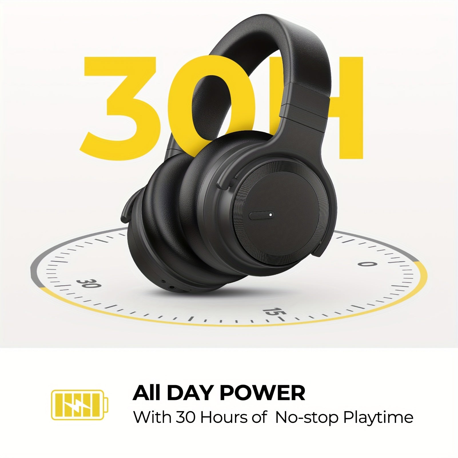 Active Noise Cancelling Headphones Wireless Headphones with Rich Bass - Wize - Z