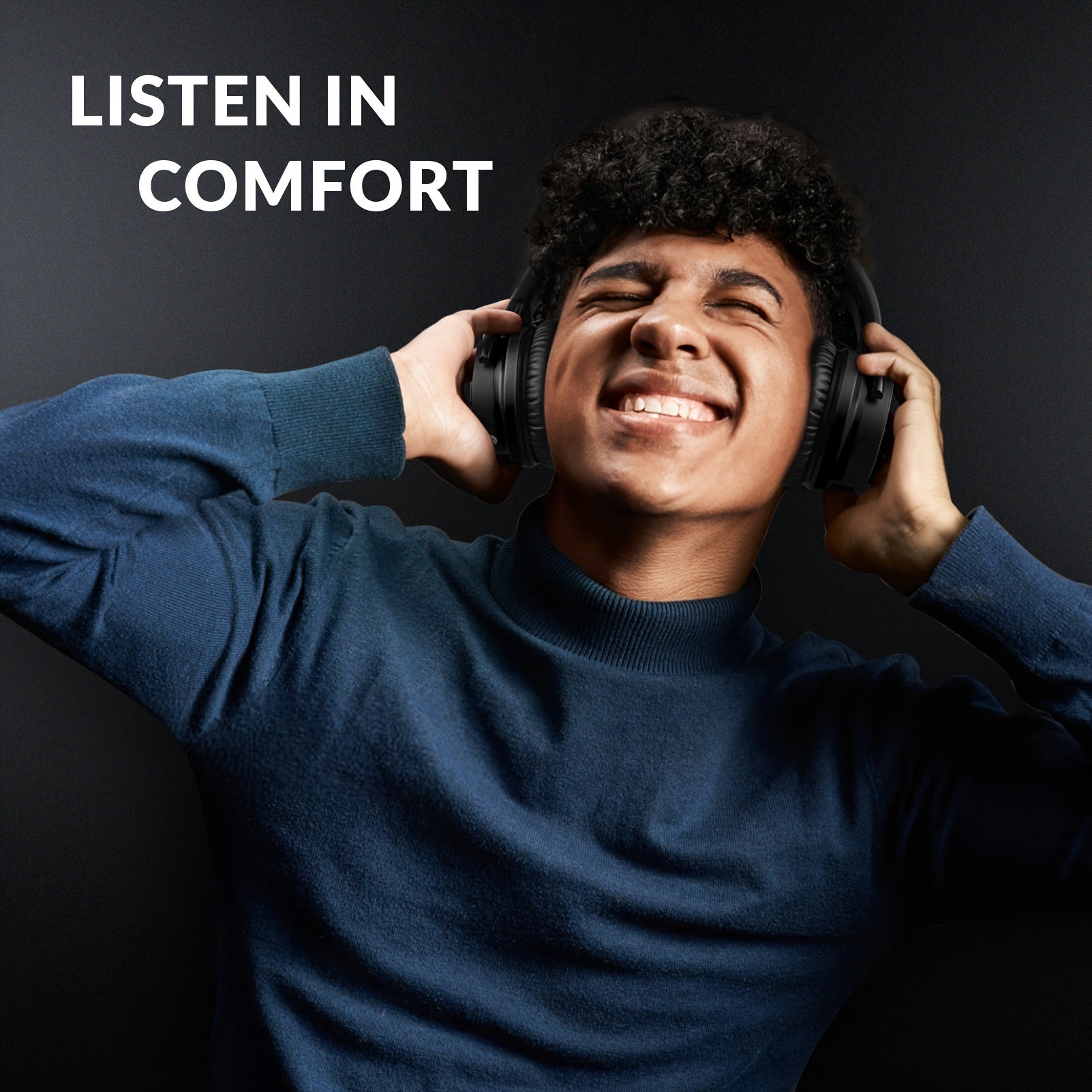 Active Noise Cancelling Headphones Wireless Headphones with Rich Bass - Wize - Z