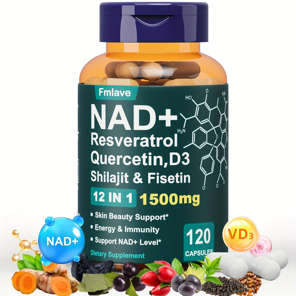 Ageless Beauty Superblend for Energy & Immunity - Youth Bottle - Wize-Z