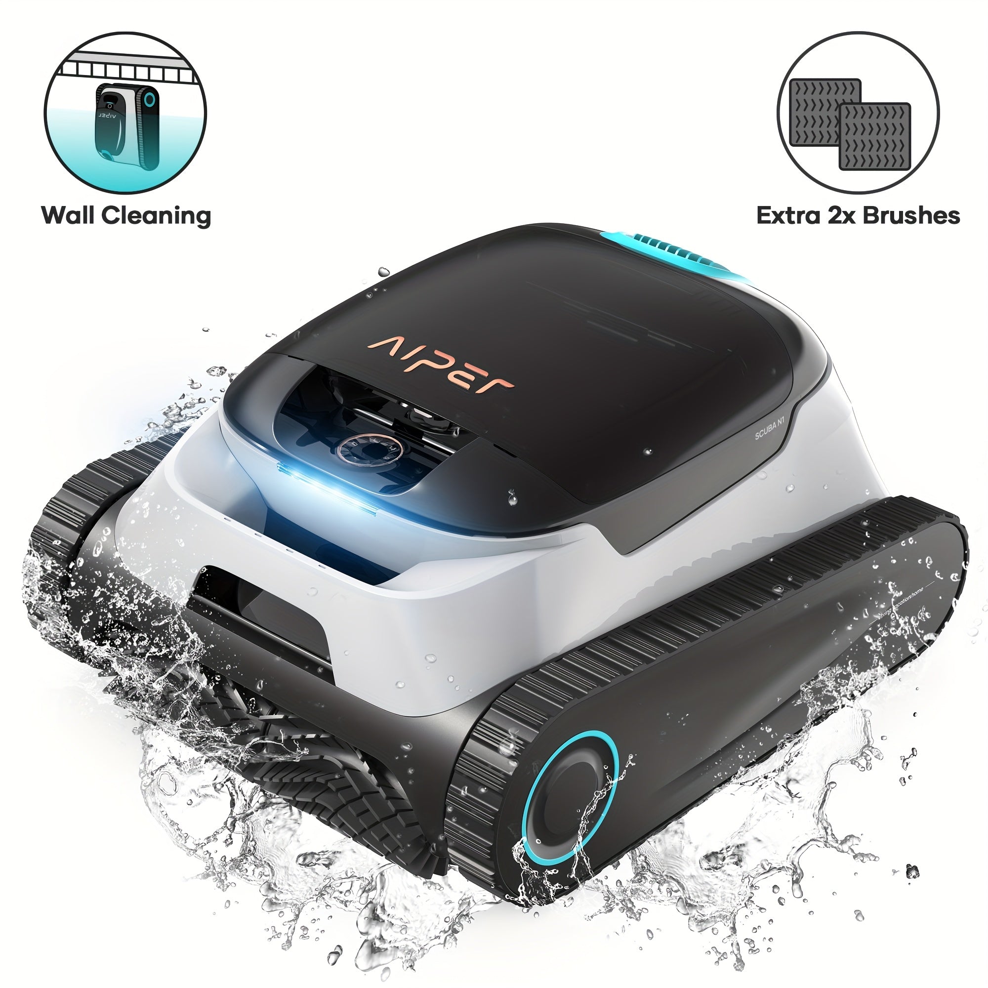 Aiper Scuba N1 Cordless Pool Vacuum Robotic Cleaner - Wize - Z
