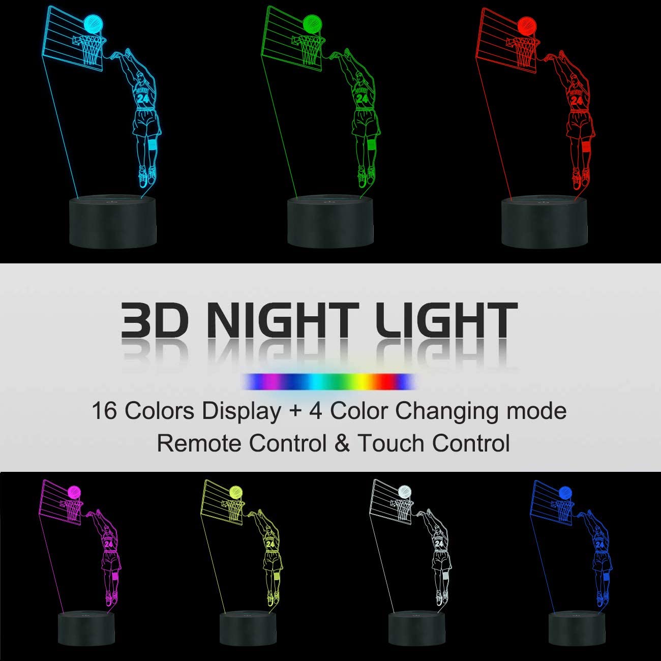Basketball 3D Lamp - Wize - Z