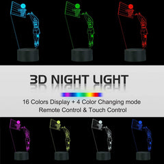 Basketball 3D Lamp - Wize - Z