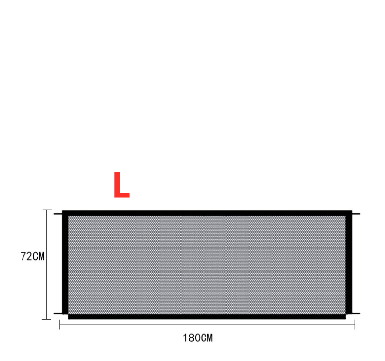 Black Foldable Protection Pet Safety Gate - Wize - Z