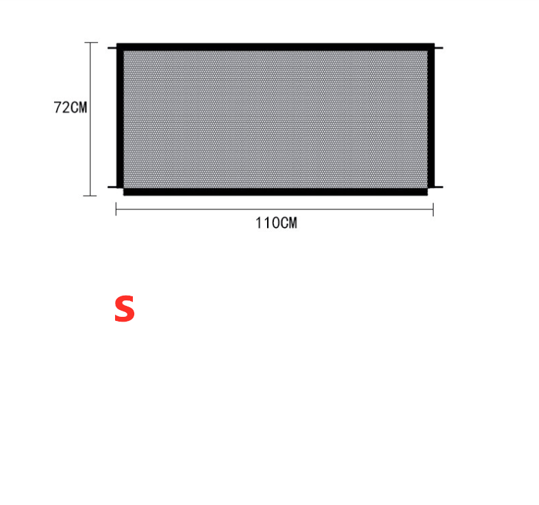 Black Foldable Protection Pet Safety Gate - Wize - Z