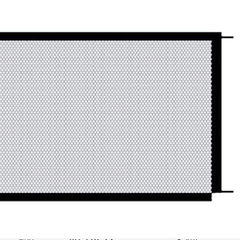 Black Foldable Protection Pet Safety Gate - Wize - Z