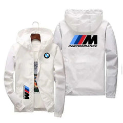 BMW Logo Printed Hooded Jackets - Wize - Z