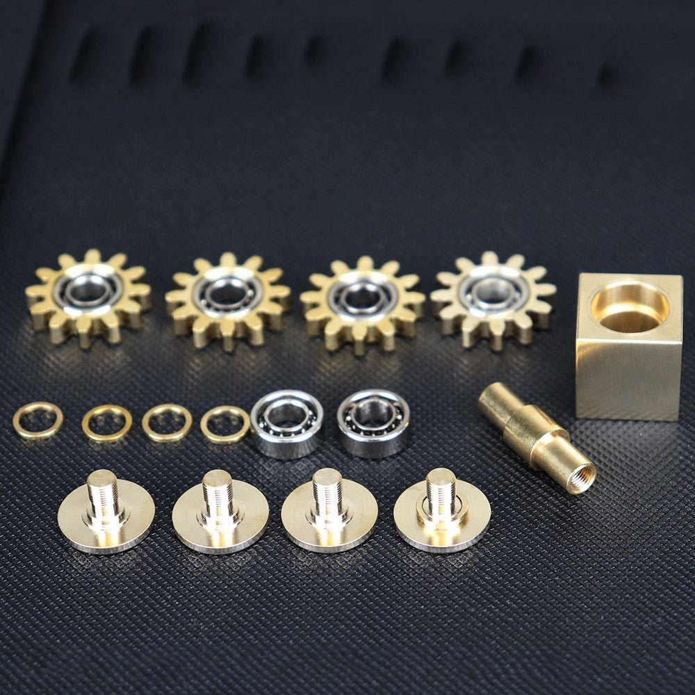 Brass Cube Gears Spinner - Wize - Z