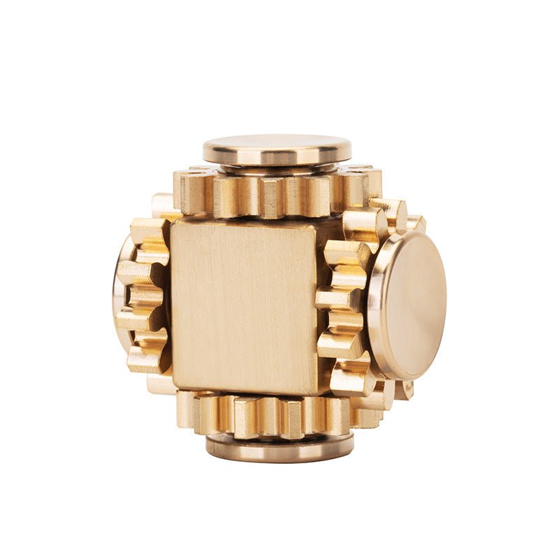 Brass Cube Gears Spinner - Wize - Z