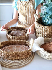 Bread Warmer & Basket - Bird Oval - Wize - Z