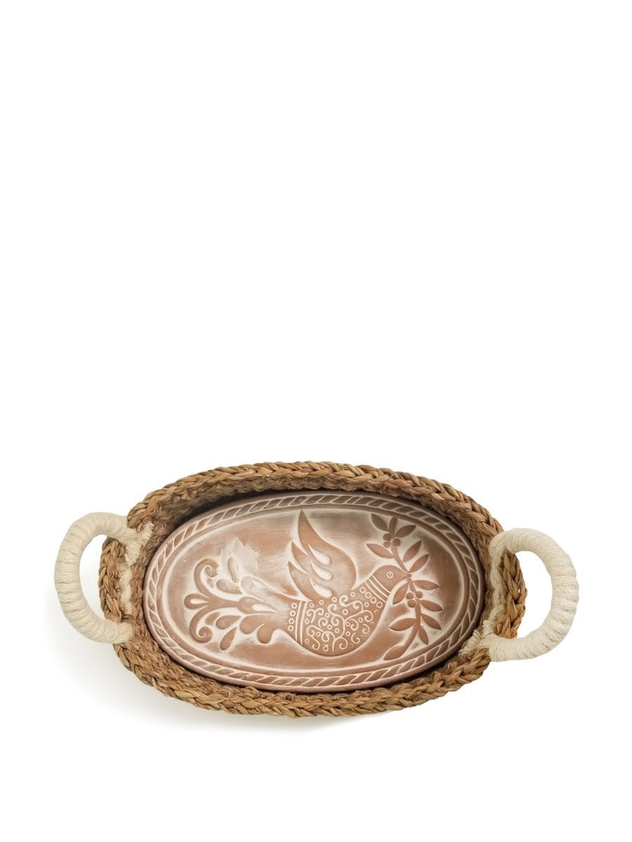 Bread Warmer & Basket - Bird Oval - Wize - Z