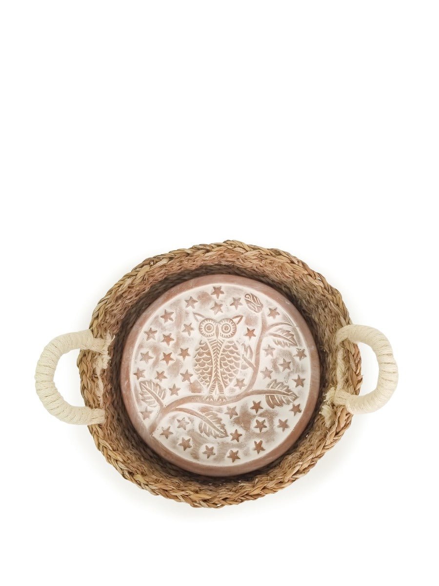 Bread Warmer & Basket - Owl Round - Wize - Z