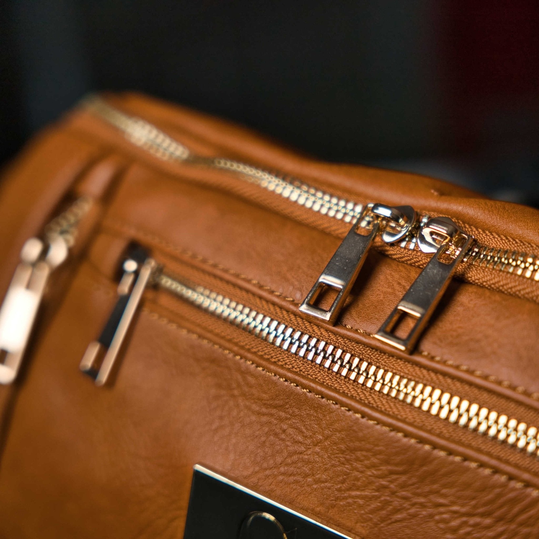 Brown Luciano Leather Sling Bag - Wize - Z