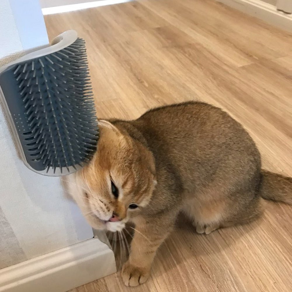 Cat Self Groomer Corner Brush - Wize - Z