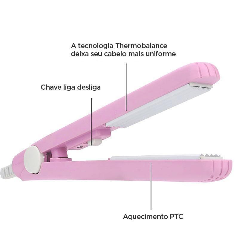 Ceramic Mini Hair Straightener - Wize - Z