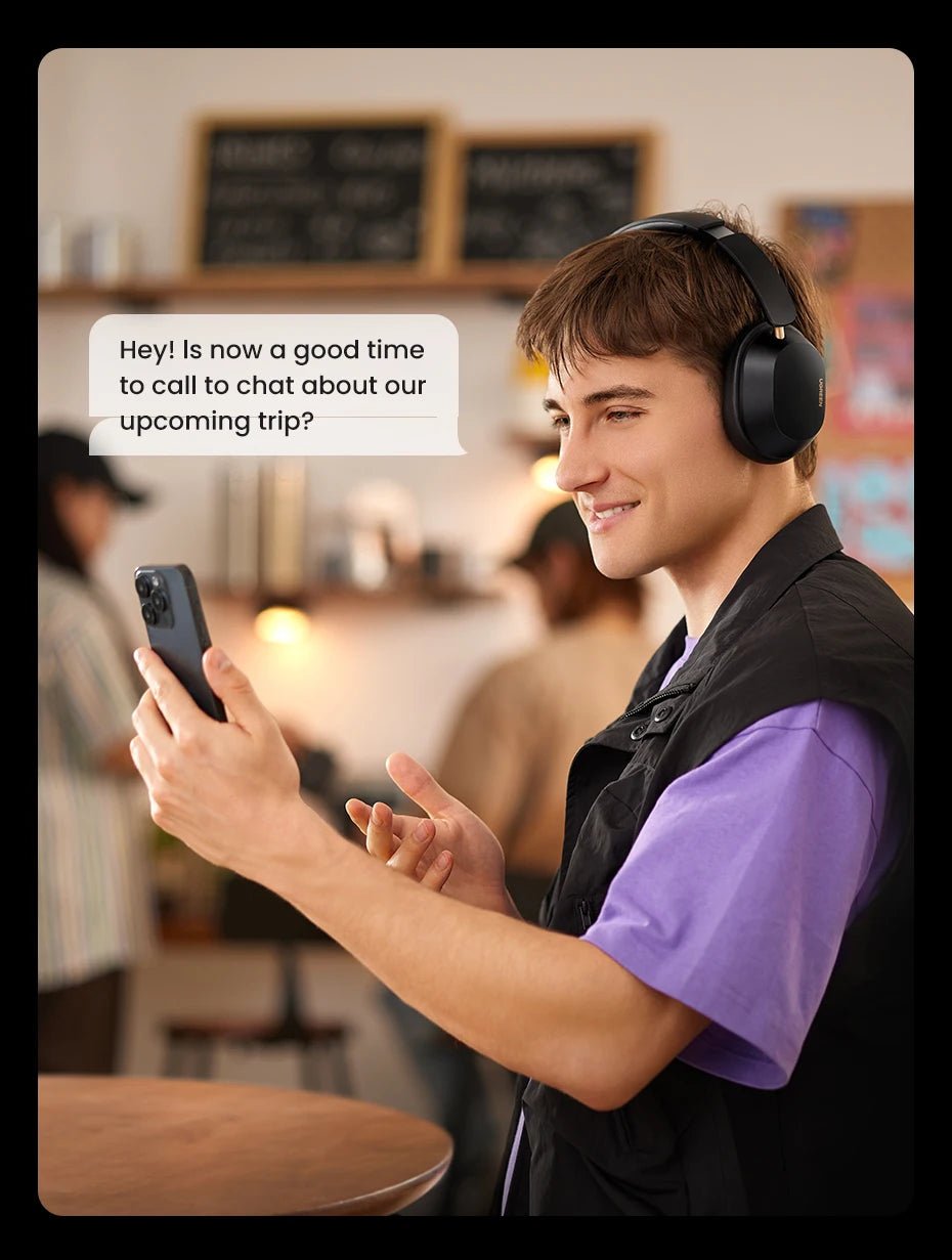 Choice Wireless Bluetooth Headphones 43dB Hybrid Active Noise Cancellation Hi - Res LDAC 75H Spatial Audio Headset Earphones - Wize - Z
