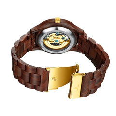 Classic Wooden Men's Mechanical Watch - Wize - Z