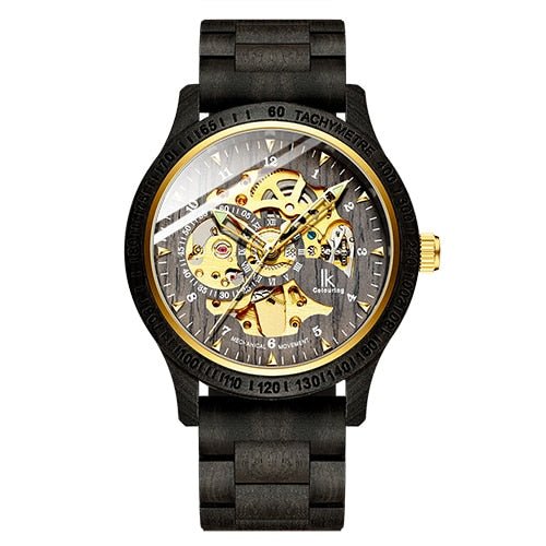 Classic Wooden Men's Mechanical Watch - Wize - Z