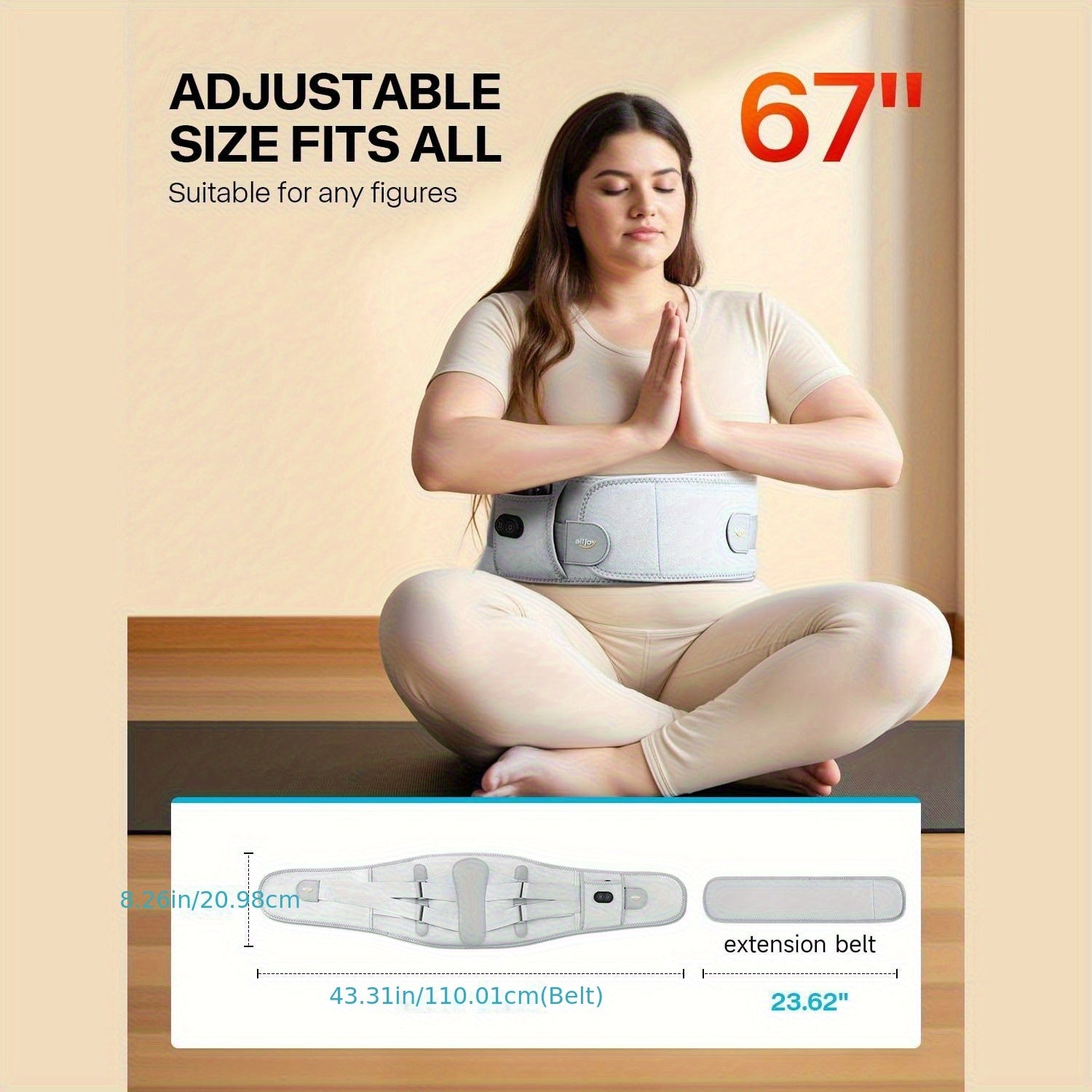 Cordless Pad & Massager with 3 Heat Settings - Wize - Z