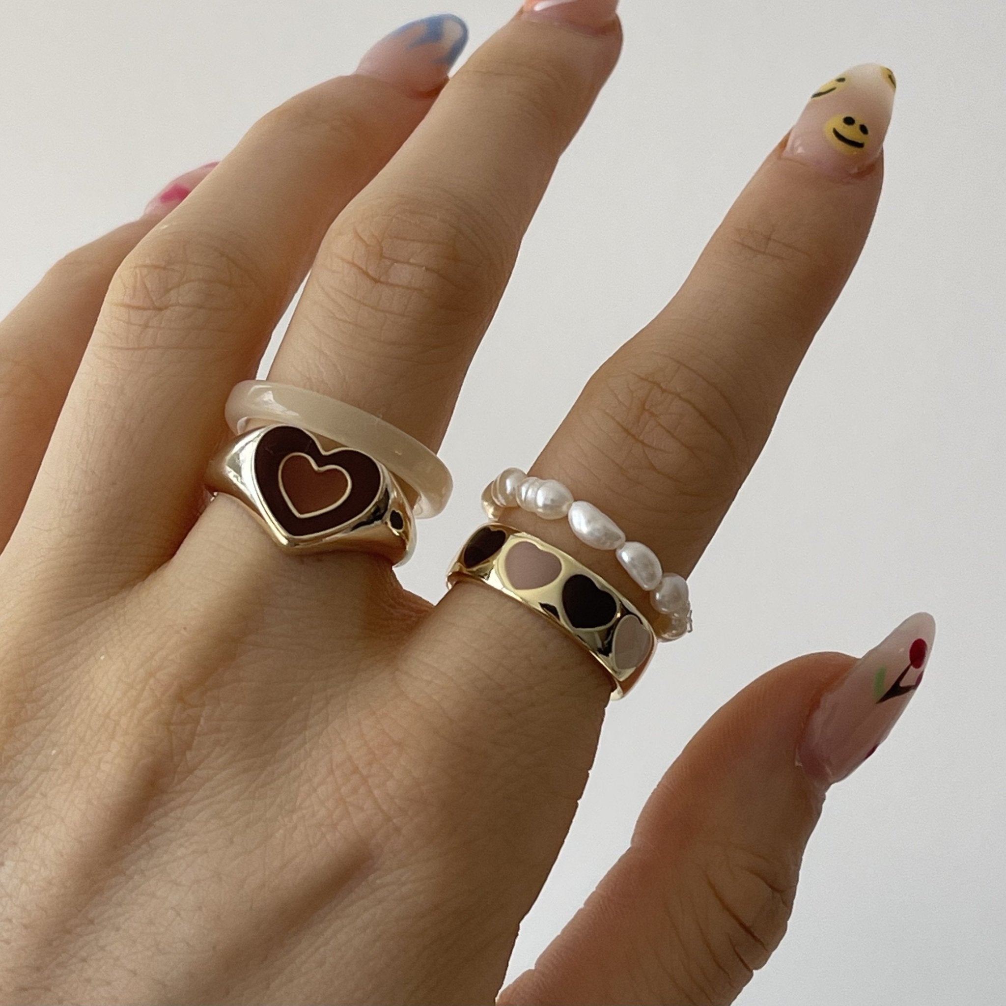 Creative Love Heart Ring - Wize - Z