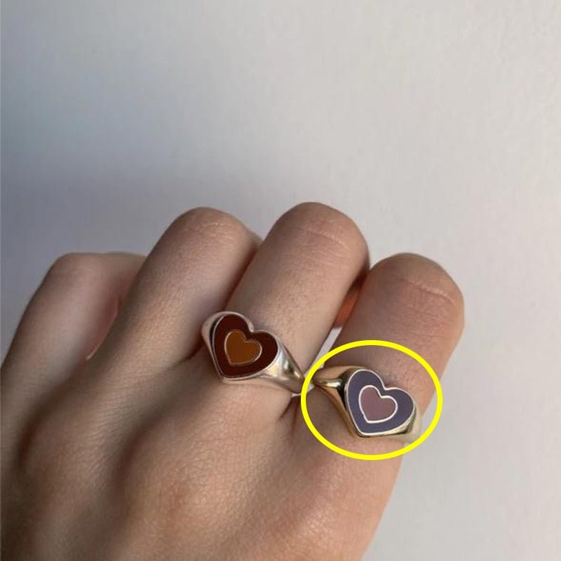 Creative Love Heart Ring - Wize - Z