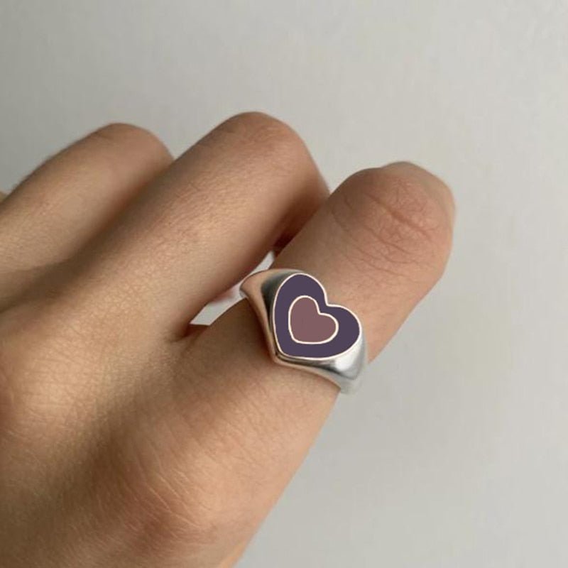 Creative Love Heart Ring - Wize - Z