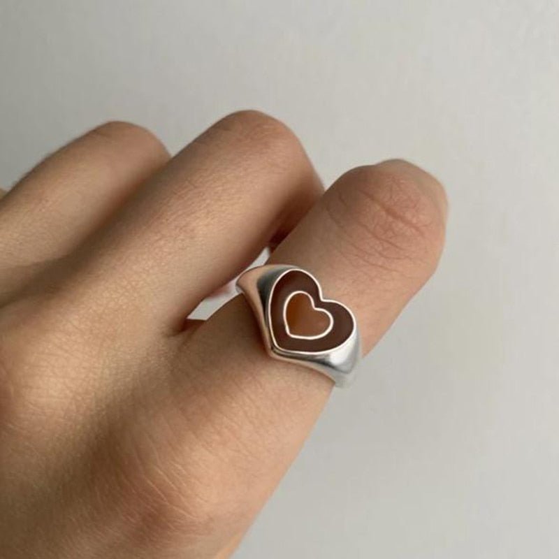 Creative Love Heart Ring - Wize - Z