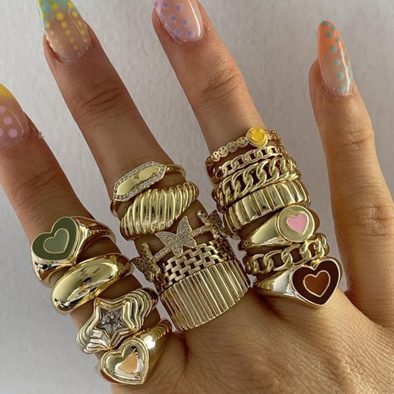 Creative Love Heart Ring - Wize - Z