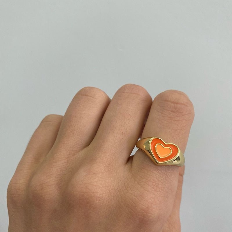Creative Love Heart Ring - Wize - Z