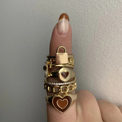 Creative Love Heart Ring - Wize - Z