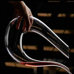Crystal U - shaped 1500ml Wine Decanter - Wize - Z