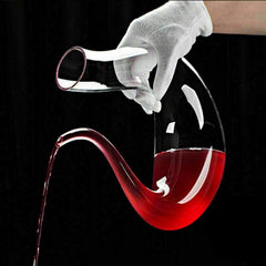 Crystal U - shaped 1500ml Wine Decanter - Wize - Z