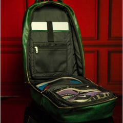 Emerald Green Leather Commuter Bag (XL Design) - Wize - Z