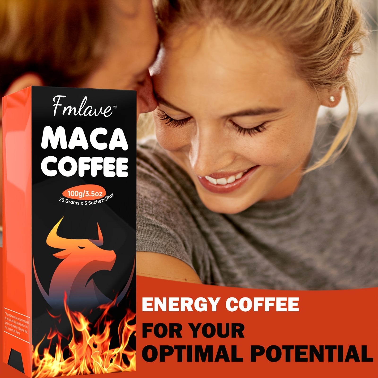 Energy-Boosting Maca Coffee Powder Blend for Men - 5 Packets - Wize-Z