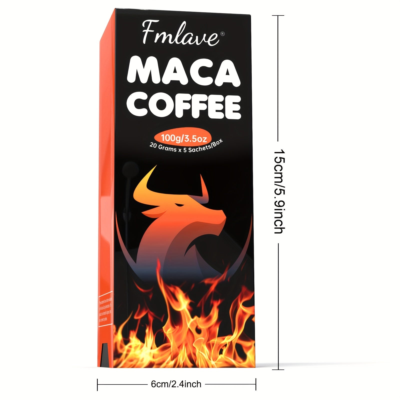 Energy-Boosting Maca Coffee Powder Blend for Men - 5 Packets - Wize-Z