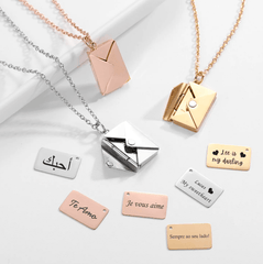 Envelope Necklace - Wize - Z
