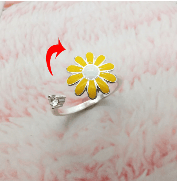 Fidget Spinner Rotatable Ring For Women - Wize - Z