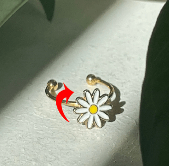 Fidget Spinner Rotatable Ring For Women - Wize - Z