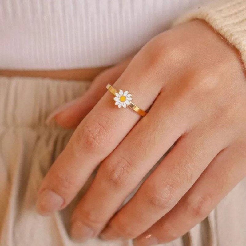 Fidget Spinner Rotatable Ring For Women - Wize - Z