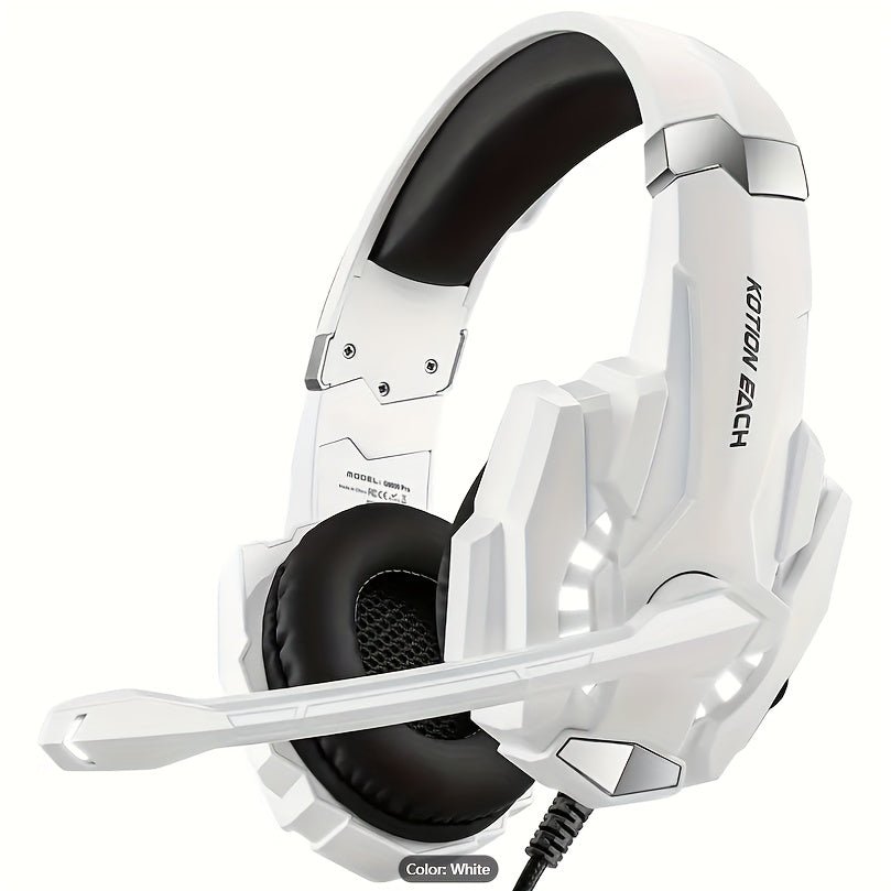 Gaming Headset with LED Lights & Microphone - Noise - Cancelling Surround Sound - Wize - Z