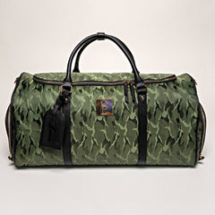 Green Camo Weekender Duffle Bag - Wize - Z