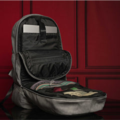 Grey Leather Carry - On Patented Backpack (Only 300 Made) - Wize - Z