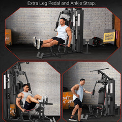 Home Gym Station, 150LBS Weight Stack - Wize - Z