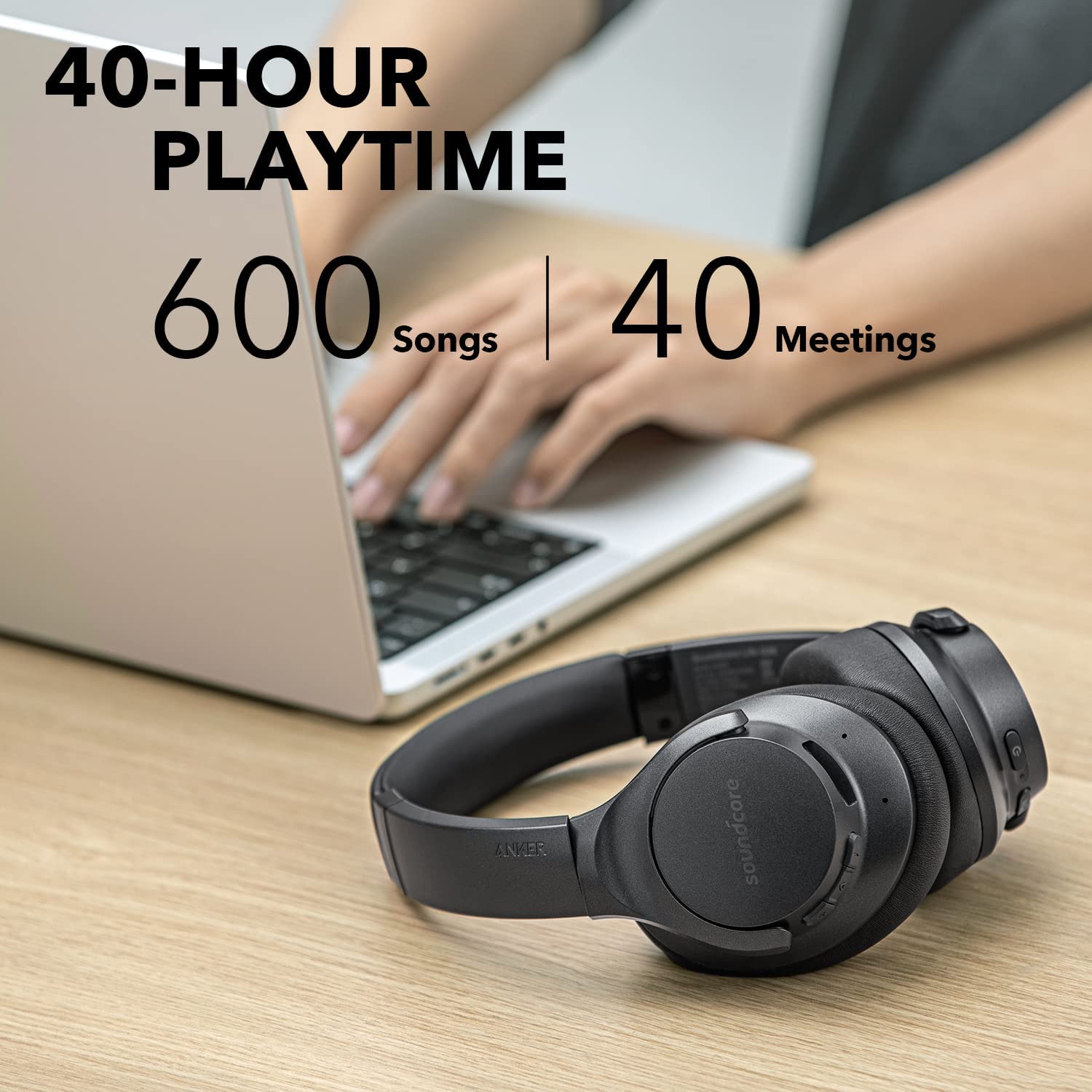 Hybrid Active Noise Cancelling Headphones, Wireless Over Ear Headphones - Wize - Z