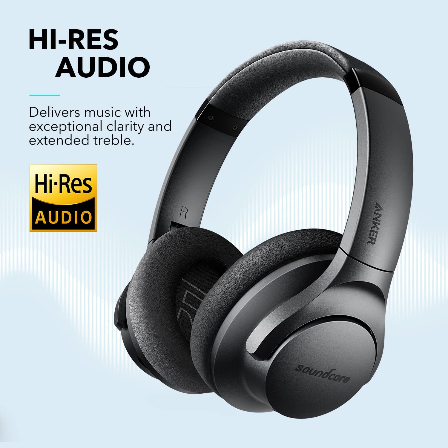 Hybrid Active Noise Cancelling Headphones, Wireless Over Ear Headphones - Wize - Z