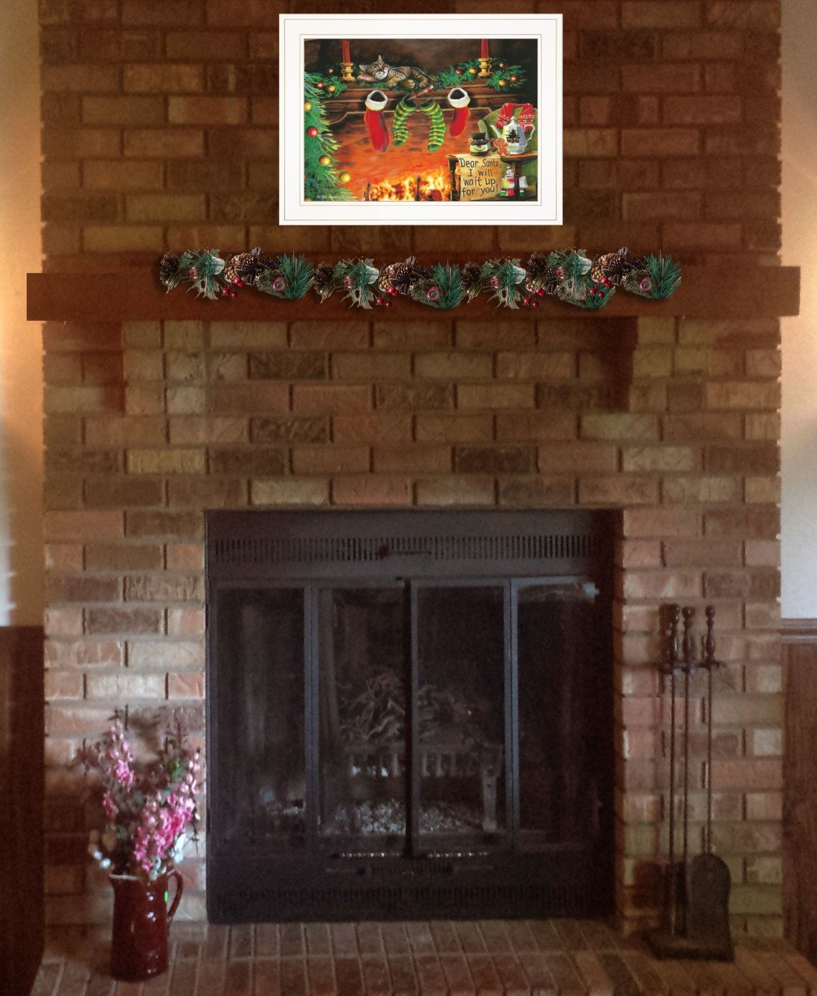 I Will Wait Up 2 White Framed Print Wall Art - Wize - Z