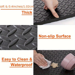 Interlocking Fitness Mats 20pcs Black EVA Interlocking Fitness Mats - Wize - Z