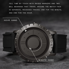Iron Ball Magnetic Pointer Men's Watch - Wize - Z