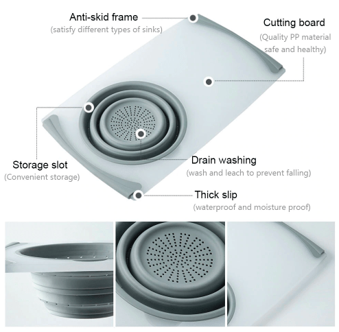 Kitchen Plastic Chopping Board - Wize - Z